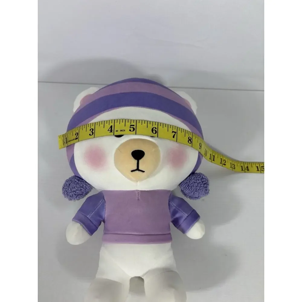 Moriah Elizabeth Marlo Polar Bear Plush Guys & Gals Series 1 Purple 11”
